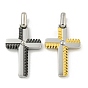 Ионное покрытие (ip) 304 подвески из нержавеющей стали, крест очарование