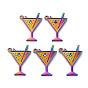 Composant de strass de pendentif en alliage, sans cadmium et sans nickel et sans plomb, Coupe