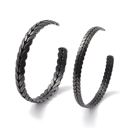 316 женские браслеты-манжеты с открытой манжетой из хирургической нержавеющей стали