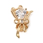 Brass with Glass Pendants, Bouquet Charms