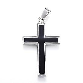 304 нержавеющей стальной эмали подвески, крестик