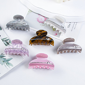 PVC Claw Hair Clips for Women, with Rhinestone
