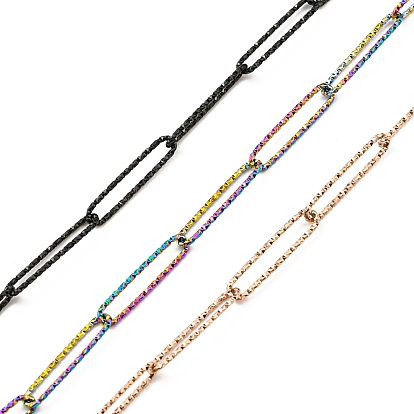 304 цепи скрепки текстурированные нержавеющая сталь, пайки, с катушкой