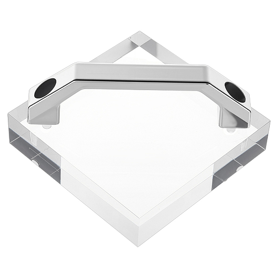 Акриловый охлаждающий блок с ручкой, Охладитель для инструментов для термопресса, квадратный
