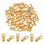 30шт. латунные наконечники шнура, с петлями, колонка
