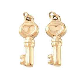 304 подвески из нержавеющей стали, ключ, ионное покрытие (ip), с целью перехода в кольце