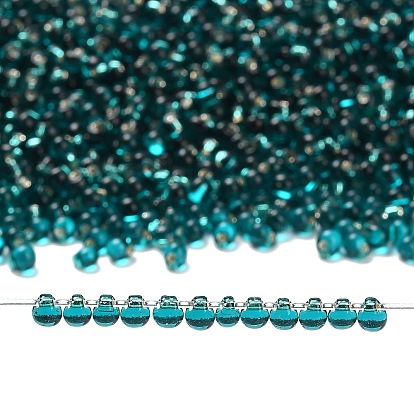 Миюки 3.4мм капельные бусины, японский бисер, серебряная подкладка