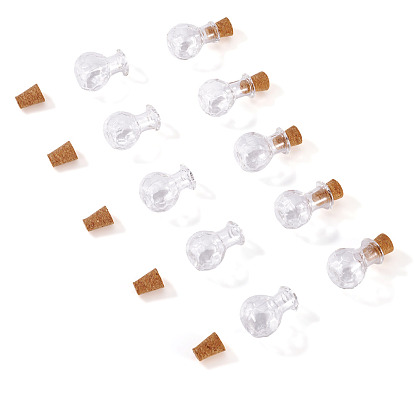 10 стеклянные бутылки шт., шарик контейнеры, футбол, 10шт. деревянных пробковых пробок