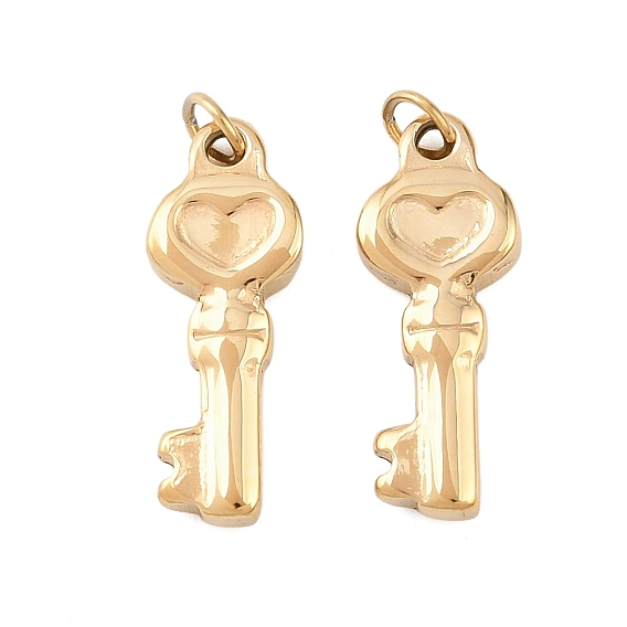 304 подвески из нержавеющей стали, ключ, ионное покрытие (ip), с целью перехода в кольце