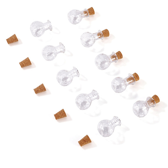 10 стеклянные бутылки шт., шарик контейнеры, футбол, 10шт. деревянных пробковых пробок