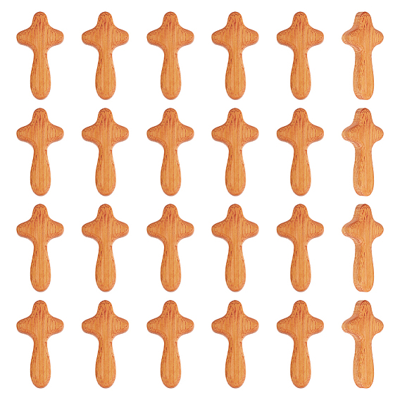 26шт деревянные крестовые украшения, ручной деревянный крест, церковные пасхальные принадлежности