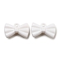 Pendentifs acryliques opaques, charmes bowknot