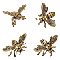 Латунные фигурки пчел для украшения витрины, украшение дома
