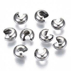 304 Stainless Steel Crimp Beads Covers