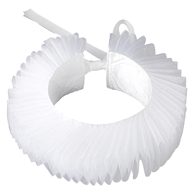 1 воротник из полиэстера, съемная отделка горловины, аксессуары для одежды