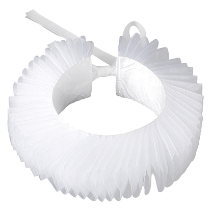 1 воротник из полиэстера, съемная отделка горловины, аксессуары для одежды