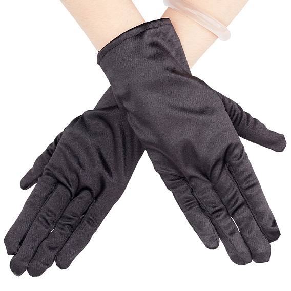 Атласные перчатки, для свадебных принадлежностей невесты