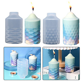 Column Shape Silicone Candle Molds, for Candle Making Tools