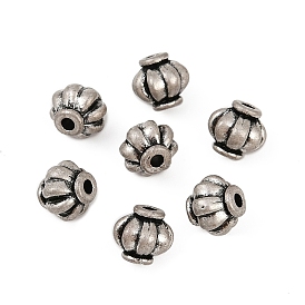 Сплавочные овальные бусины тибетского стиля , рондель, без кадмия и без свинца