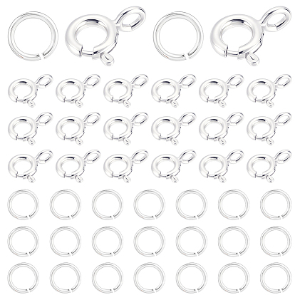 Латунная застежка пружинного кольца, с прыжковых колец