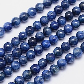 Natural Kyanite/Cyanite/Disthene Beads Strands, Round
