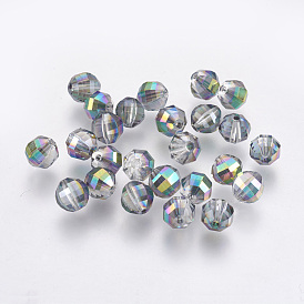 Imitation Austrian Crystal Beads, Grade AAA, Faceted, Round