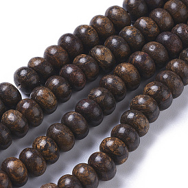 Natural Bronzite Beads Strands, Rondelle