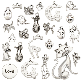 Подвески в тибетском стиле , кошачья тема