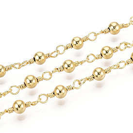 Латунные круглозвенные цепи, с катушкой, пайки