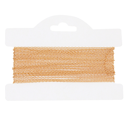 Латунные кабельные цепи, пайки, с карточной бумагой