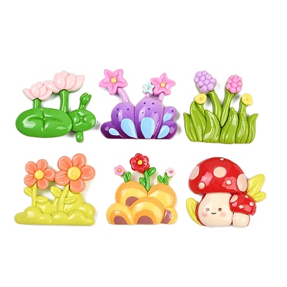 Непрозрачные кабошоны из смолы