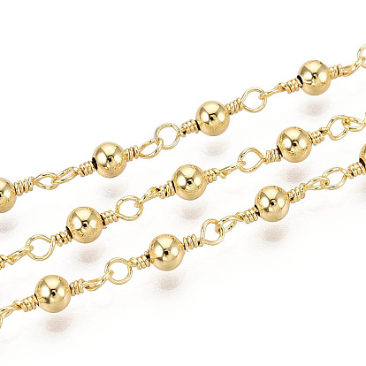 Латунные круглозвенные цепи, с катушкой, пайки