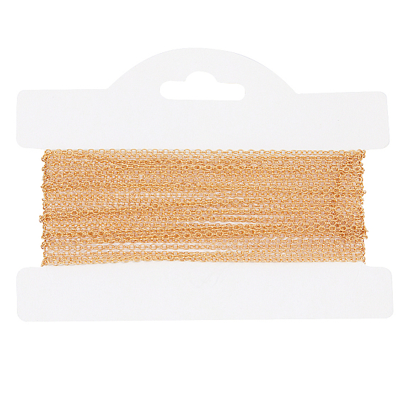 Латунные кабельные цепи, пайки, с карточной бумагой