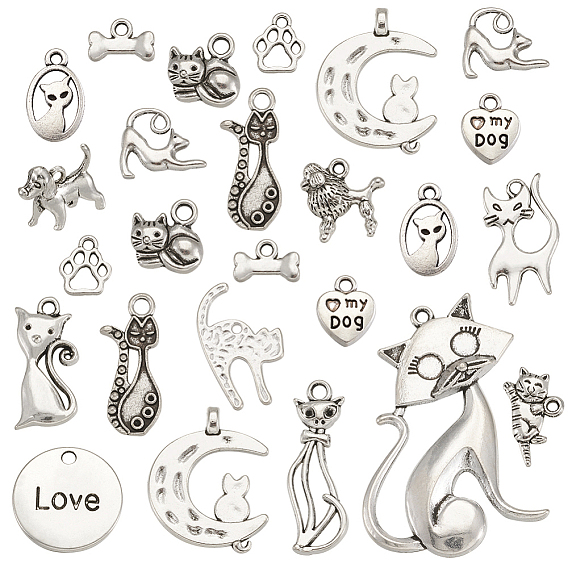 Подвески в тибетском стиле , кошачья тема