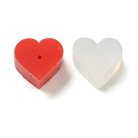 Silicone Ear Nuts, Heart