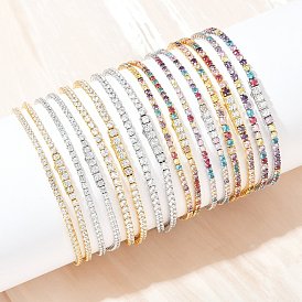 925 теннисные ожерелья из стерлингового серебра с кубическими циркониями для женщин