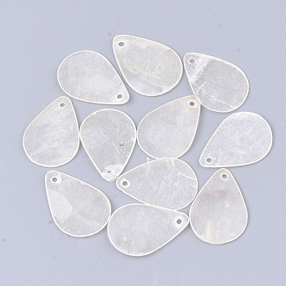 Capiz Shell Pendants, Laser Cut Pendants, Drop