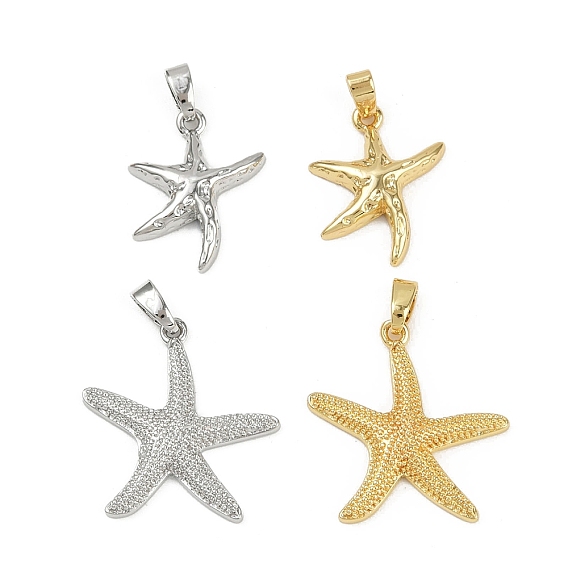 Латунные подвески, без кадмия и без свинца, морская звезда