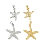 Латунные подвески, без кадмия и без свинца, морская звезда