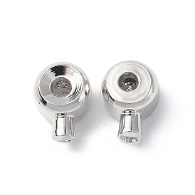 Зажимные бусины из латуни, колонка