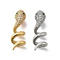 Латунные микро проложить кубического циркония подвески, змеиные чары