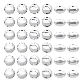 60 шт 3 стили бусины из сплава в тибетском стиле, античное серебро