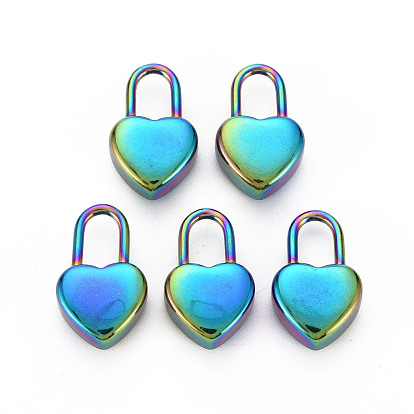 201 Stainless Steel Pendants, Lock