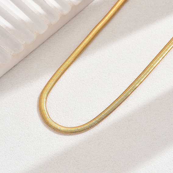 Железная змея цепь панк хип-хоп минималистская мода женское ожерелье