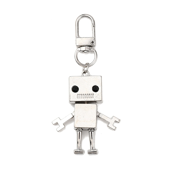 Подвеска-робот из сплава стразов, с поворотными застежками сплава