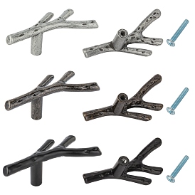 Gorgecraft Alloy Box Handles, with Iron Screw, For Jewelry Box Decoration, Branch