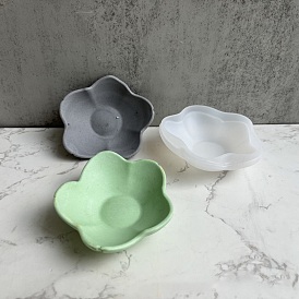 DIY Flower Dish Tray Silicone Molds, Resin Casting Molds, for UV Resin, Epoxy Resin Craft Making