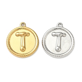 304 подвески из нержавеющей стали, плоский круглый кулон с молотком