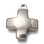 304 подвески из нержавеющей стали, крестик