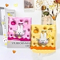 Rabbit PET Zip Lock Gift Bags, Self Sealing Reclosable Package Pouches for Jewelry Storage